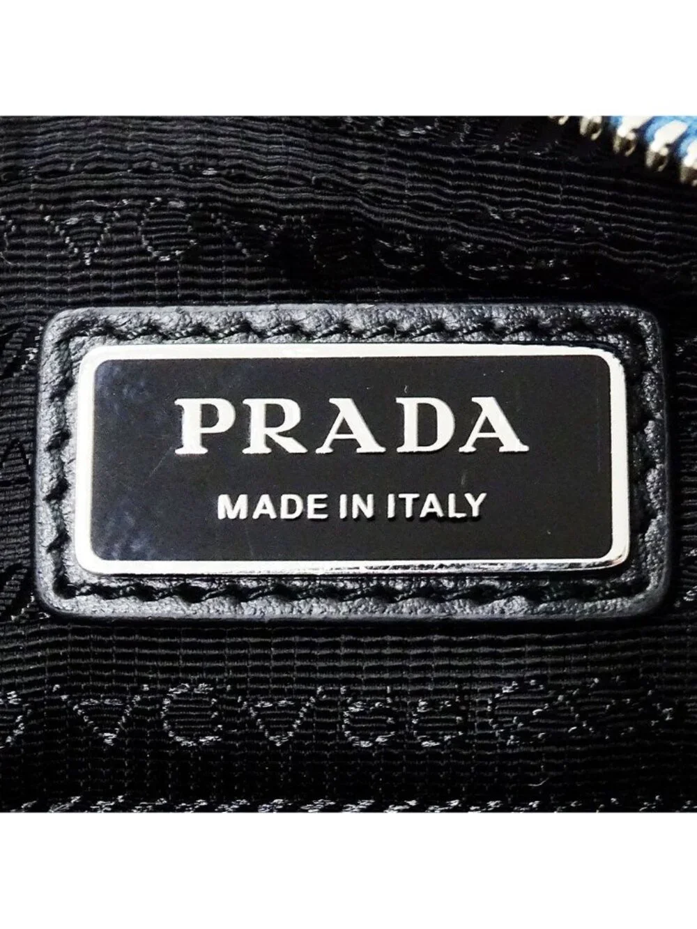 Prada Shoulder Bag Saffiano Light Blue